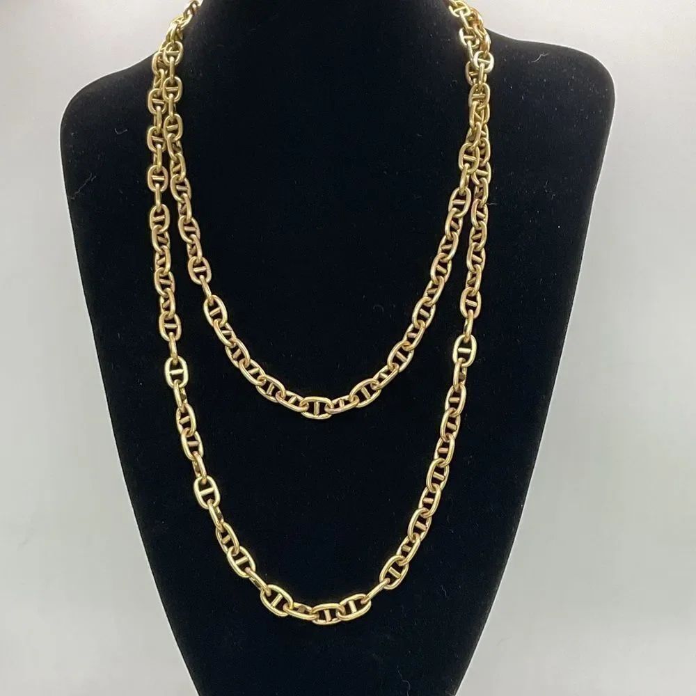 Stella & Dot Mariner Chain Gold Toned Necklace